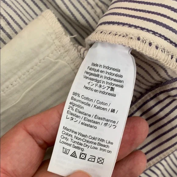 Madewell The Emmett Wide-Leg Crop Pant: Welt Pocket Edition size 32 NWT - Picture 9 of 11